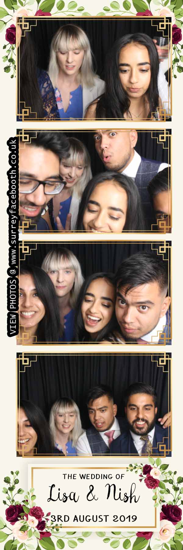 Lisa and Nish's Wedding | View more photos from the event at galleries.surreyfacebooth.co.uk/u/Surrey-FaceBooth/Lisa-and-Nishs-Wedding